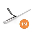 Afdekstrip 1 meter voor 1-fase - Wit