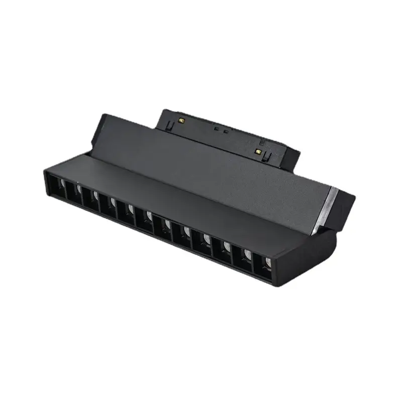 Verstelbare Line Dots 12  - Magneet Railverlichting - 48V - Zwart - Zigbee