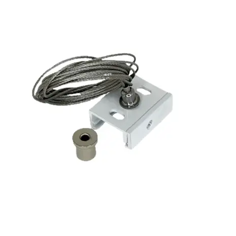 Pendelset voor 3-fase Railverlichting | Wit, 3M, Instelbare Lengte