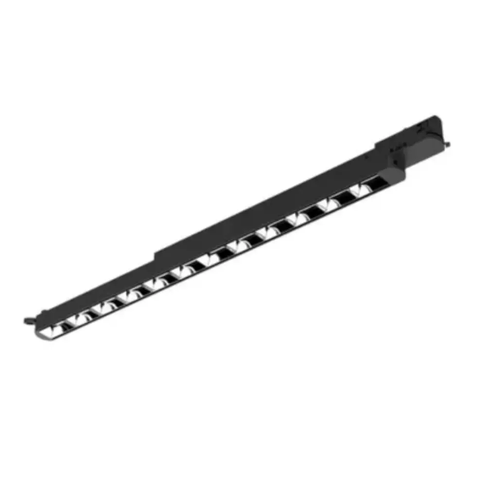 3-Fase LED Lineare Reflector  - 16 Watt - Zwart - 65 cm