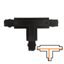 T-koppelstuk 3-fase - Intern - Links - Zwart