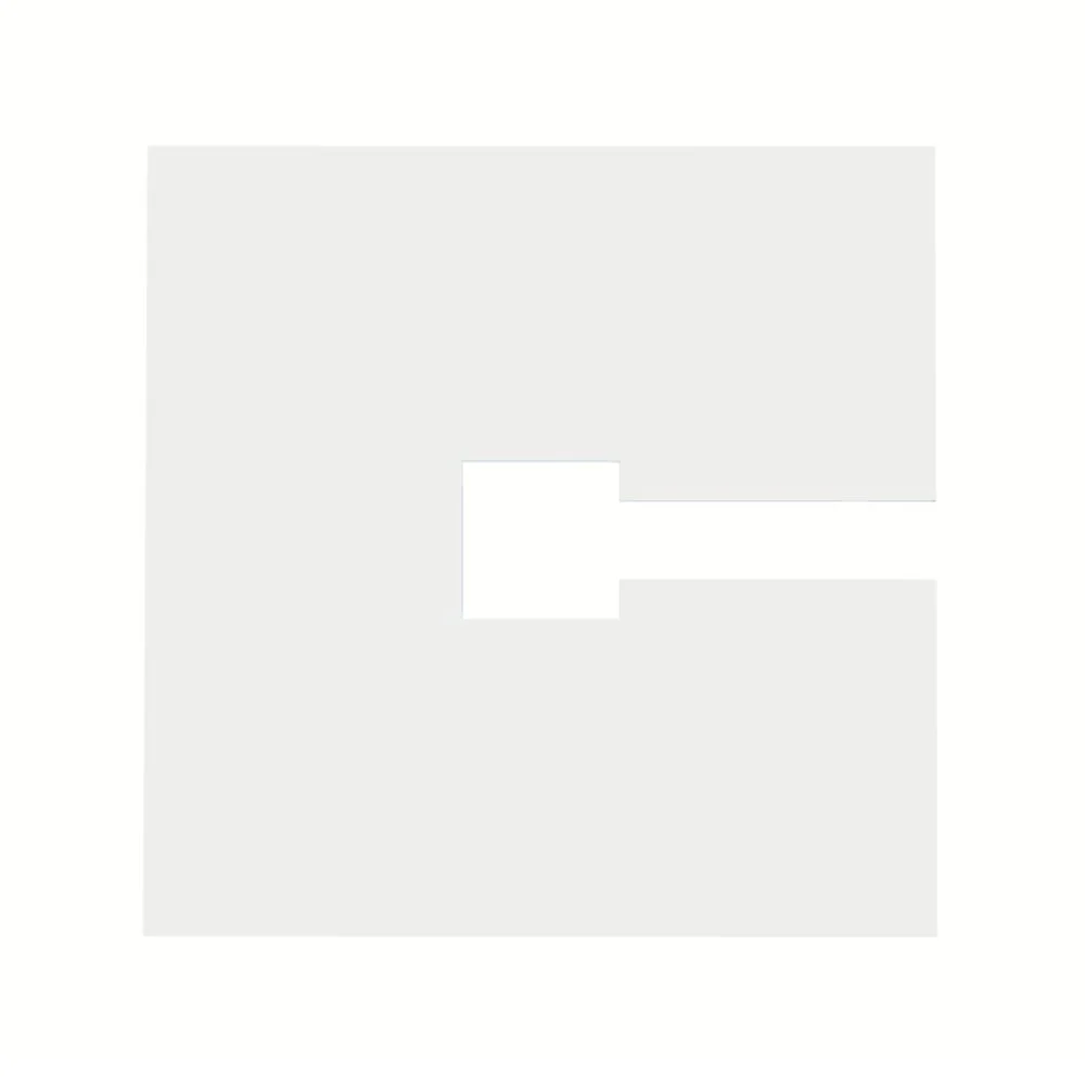 Afdekplaat Centraaldoos Universeel - Wit - 10x10cm