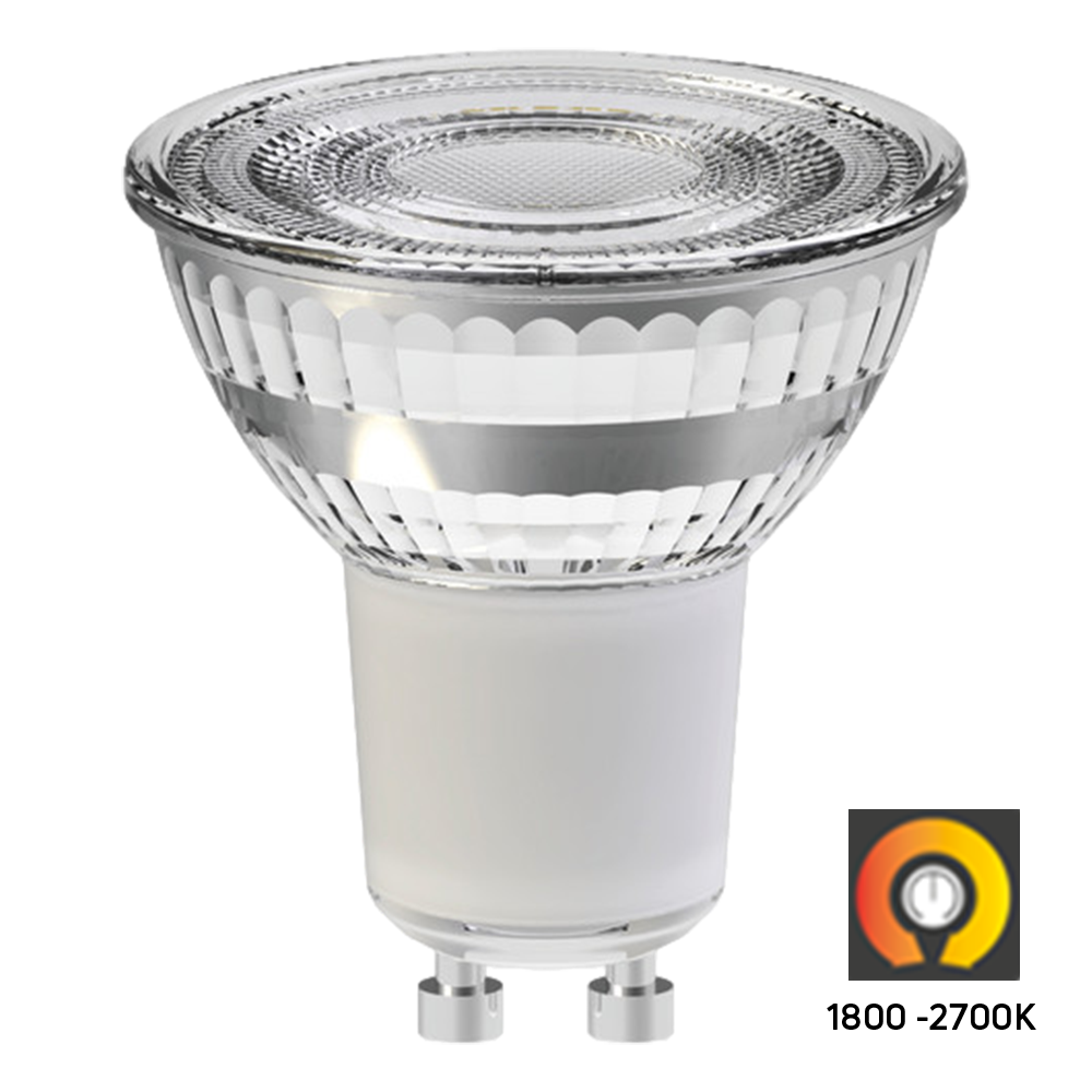 LED lichtbron GU10 - 3.6W - 1800-2700K Dim-to-Warm