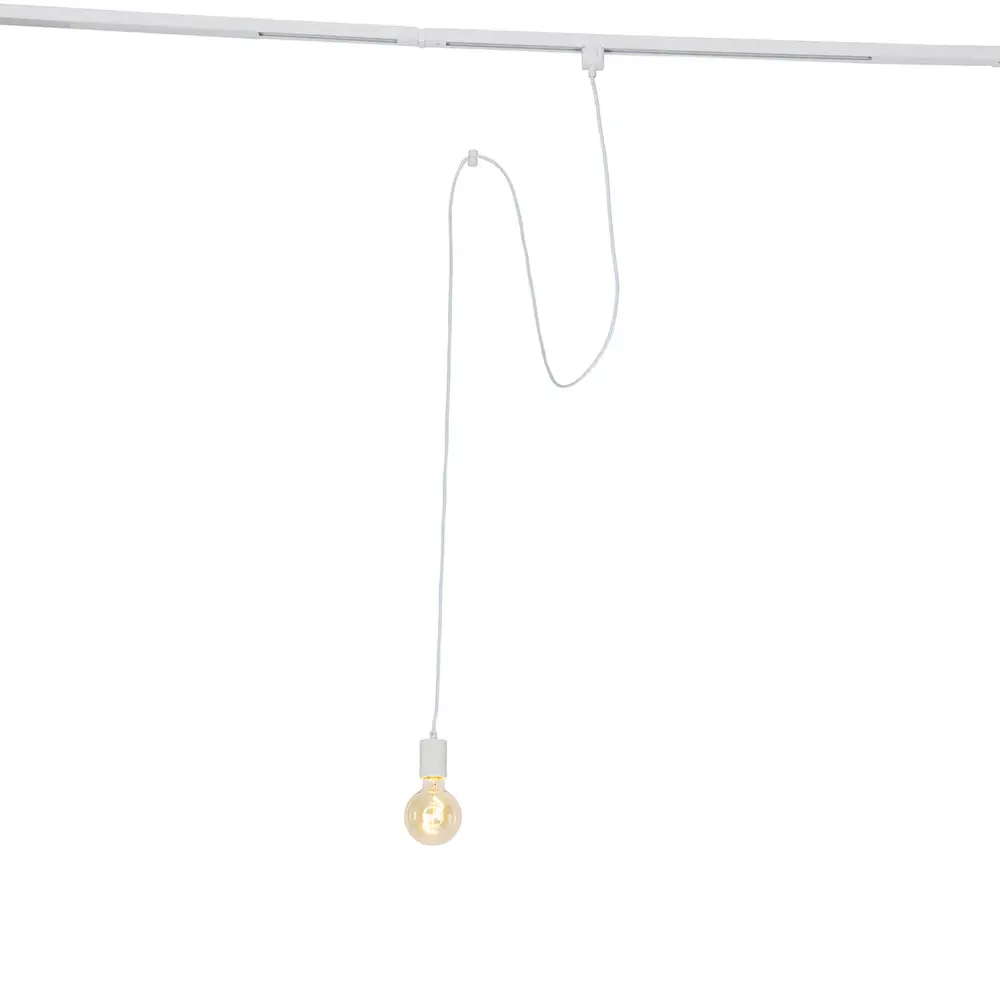 1-fase Hanglamp Adapterset - E27 Fitting - Wit