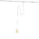 1-fase Hanglamp Adapterset - E27 Fitting - Wit