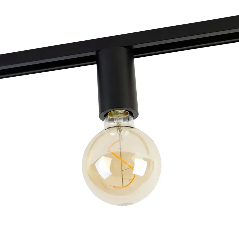 Viror Base - E27 Fitting - Zwart - 1-fase railverlichting 