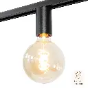 Viror Base - E27 Fitting - Zwart - 1-fase railverlichting 