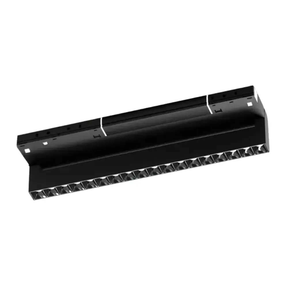 Verstelbare Line Dots 18 - Magneet Railverlichting - 48V - Zwart - Zigbee