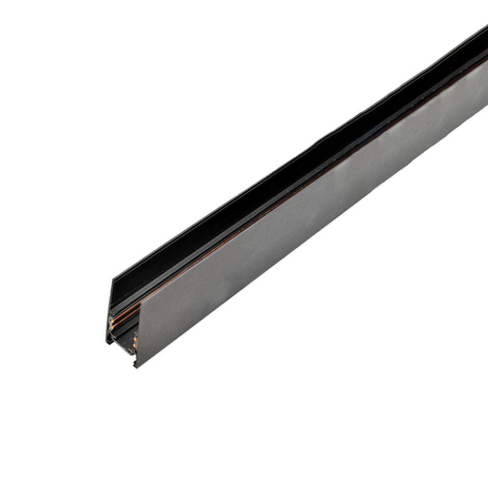 Line Magneetrail - Spanningsrail 48V - Opbouw - 1 Meter - Zwart