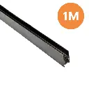 Line Magneetrail - Spanningsrail 48V - Opbouw - 1 Meter - Zwart