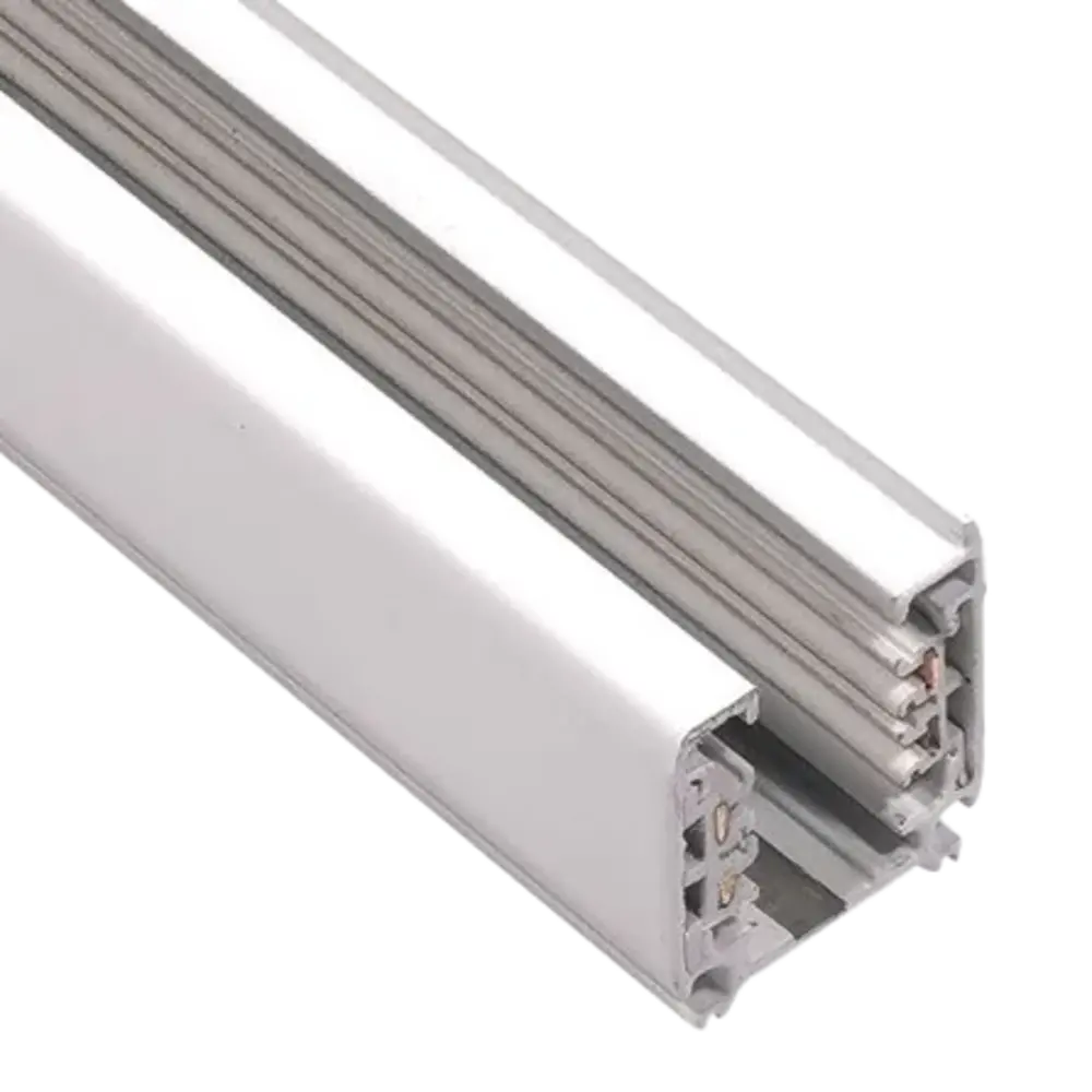 3-fase spanningsrails - opbouw - 2 meter - Wit