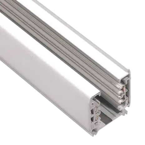 3-fase spanningsrails - opbouw - 4 meter - Wit 