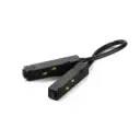 Magneetrail flexibele stroomdoorvoer  i- en L-koppelstuk zwart