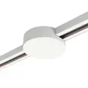Ronde Plafondplaat voor 1-fase railverlichting - Wit
