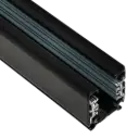 3-fase spanningsrails - opbouw - 4 meter - Zwart